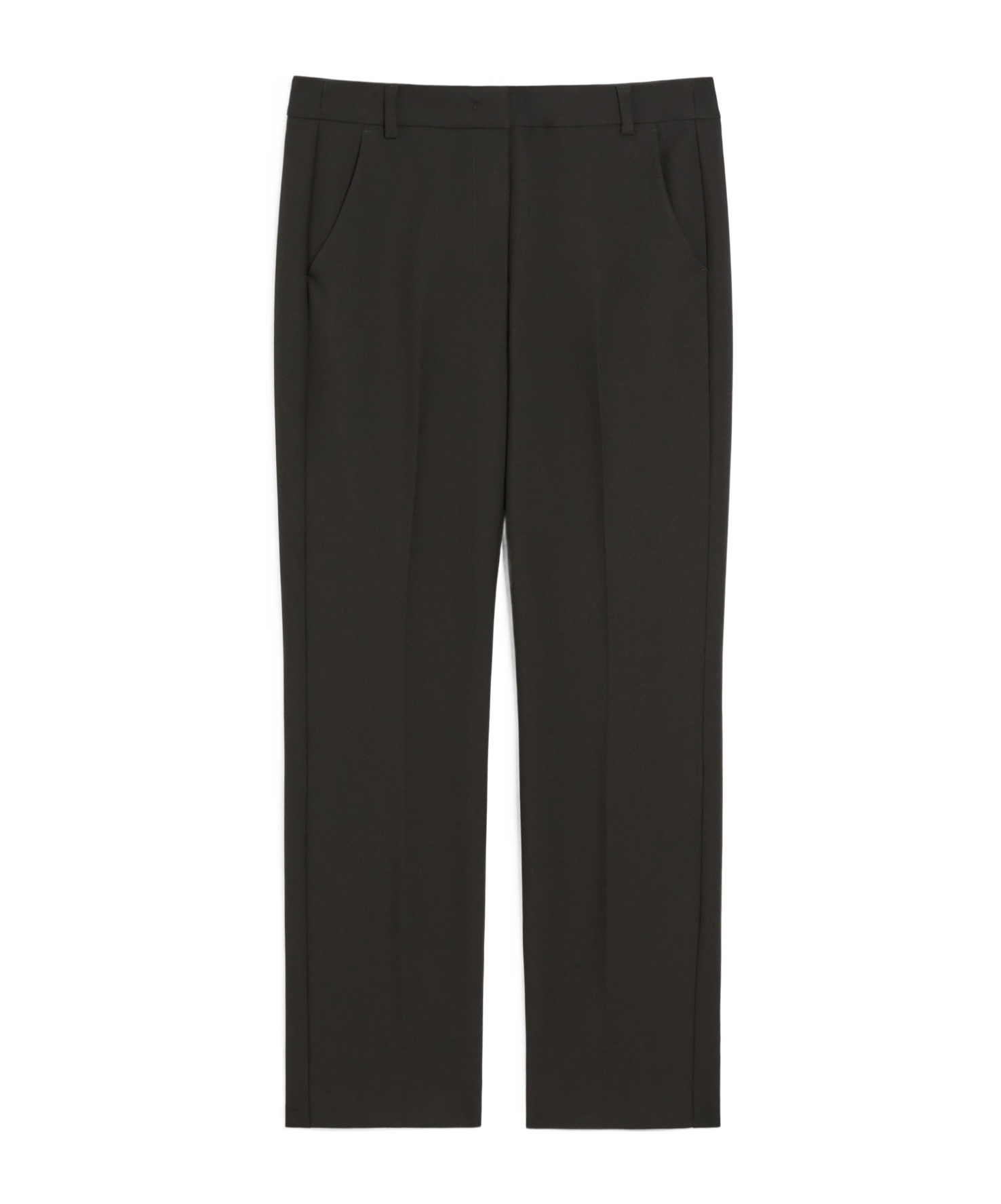 Weekend Max Mara Belt-loop Casual Pants In Black