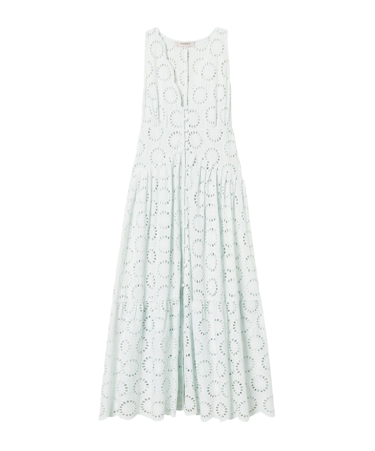 Shop Twinset Woven Cotton Dress
