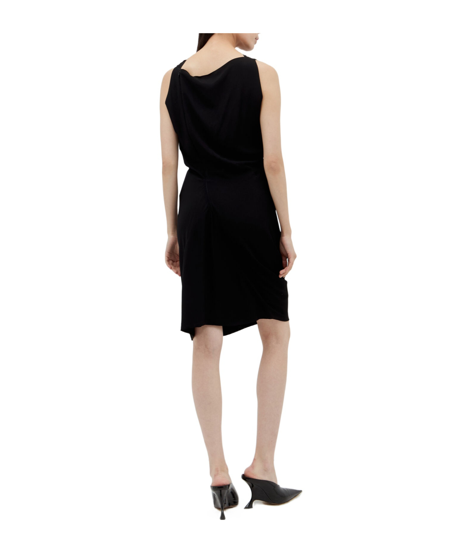 Shop Vivienne Westwood Fond Midi Dress In Black