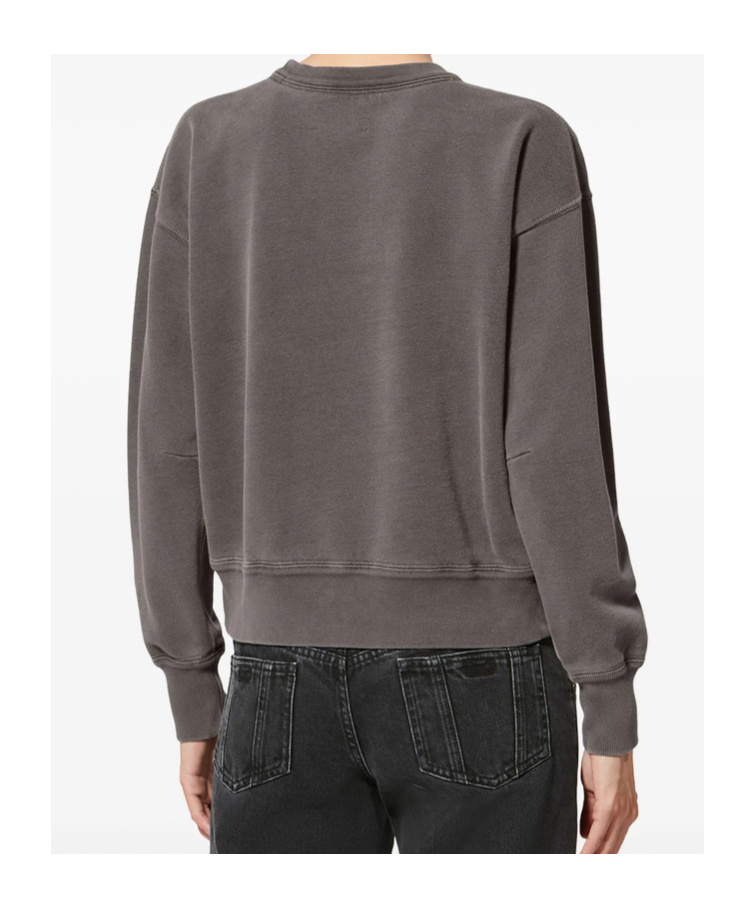 Isabel Marant Étoile Moby Logo Sweatshirt In Animal Print