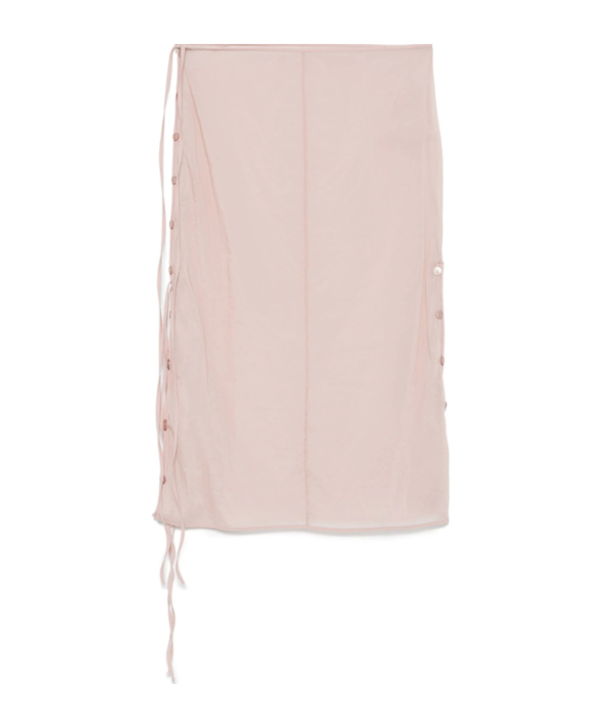 Shop Low Classic Strappy Skirt In Pink