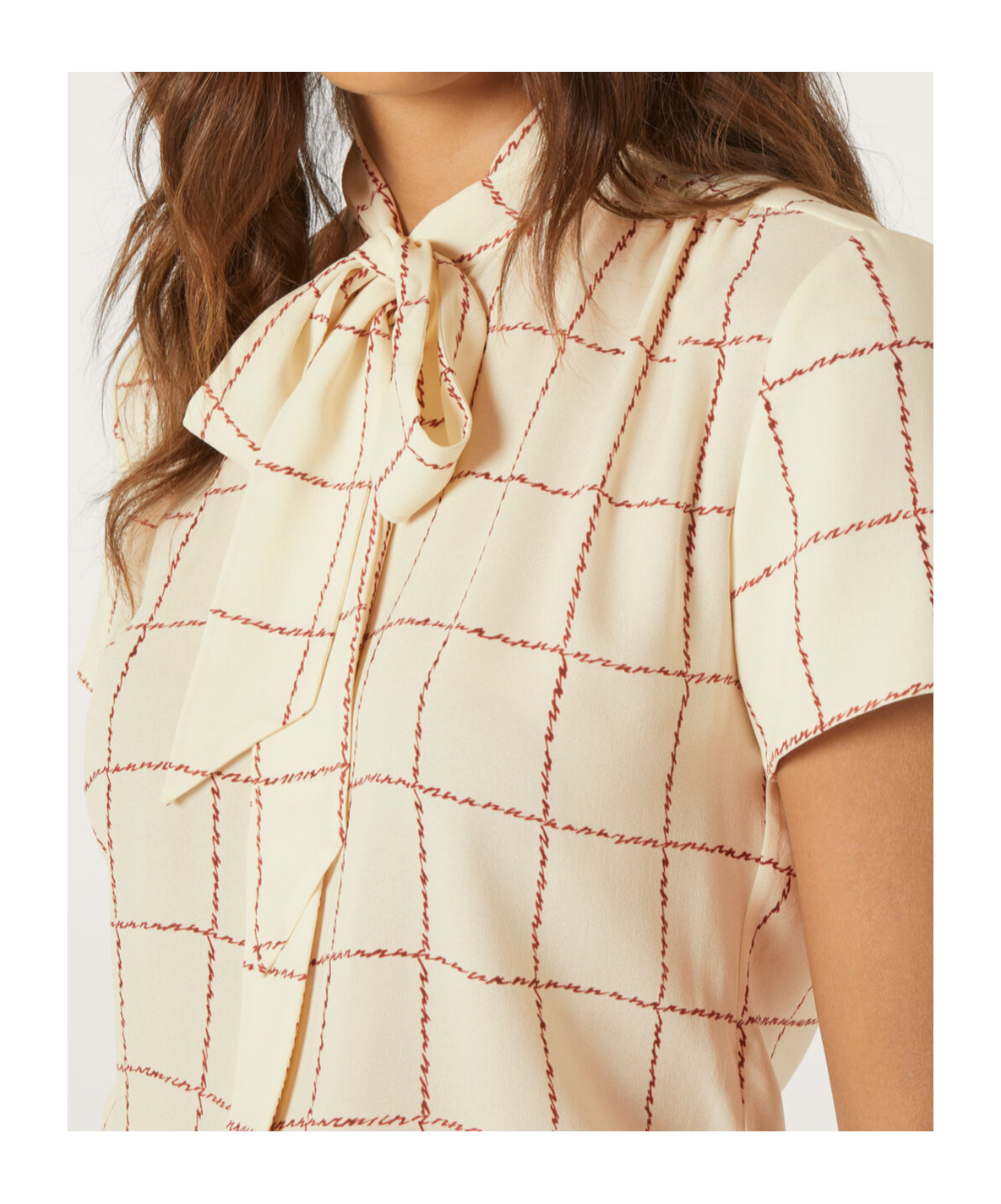 Loro Piana Febe Shirt In Chalk/pecan Syrup Color