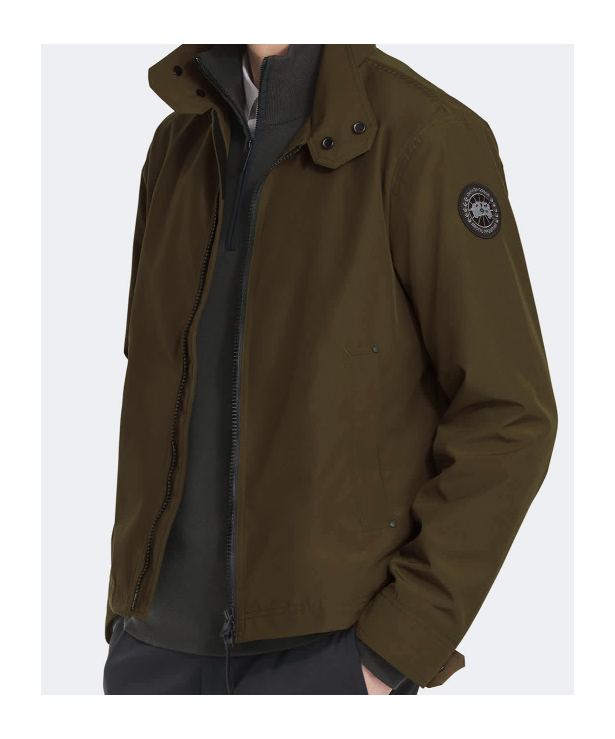 Canada Goose Rosedale Jacket Black Label In Gray