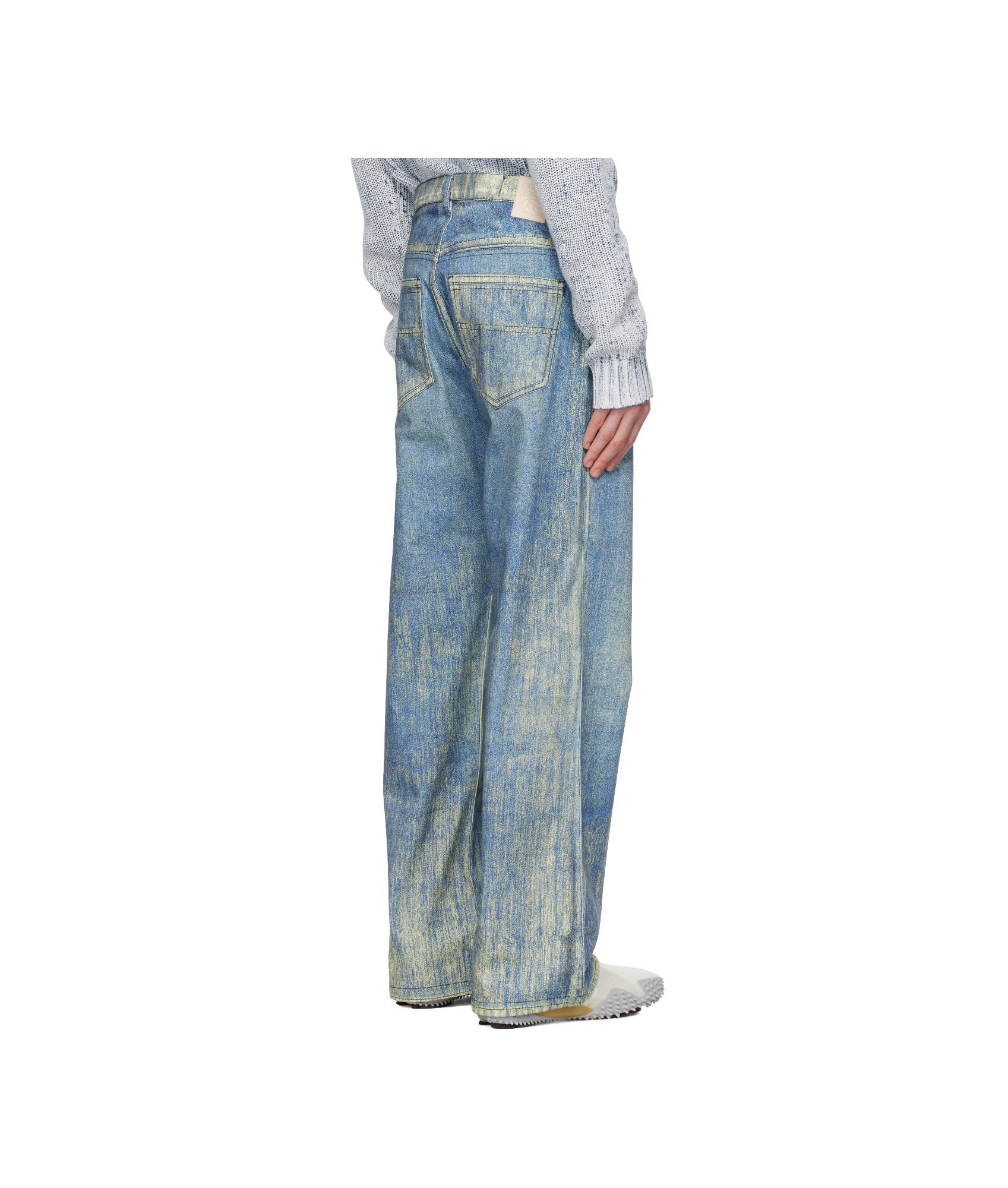 Camperlab Blue Paint Print Jeans