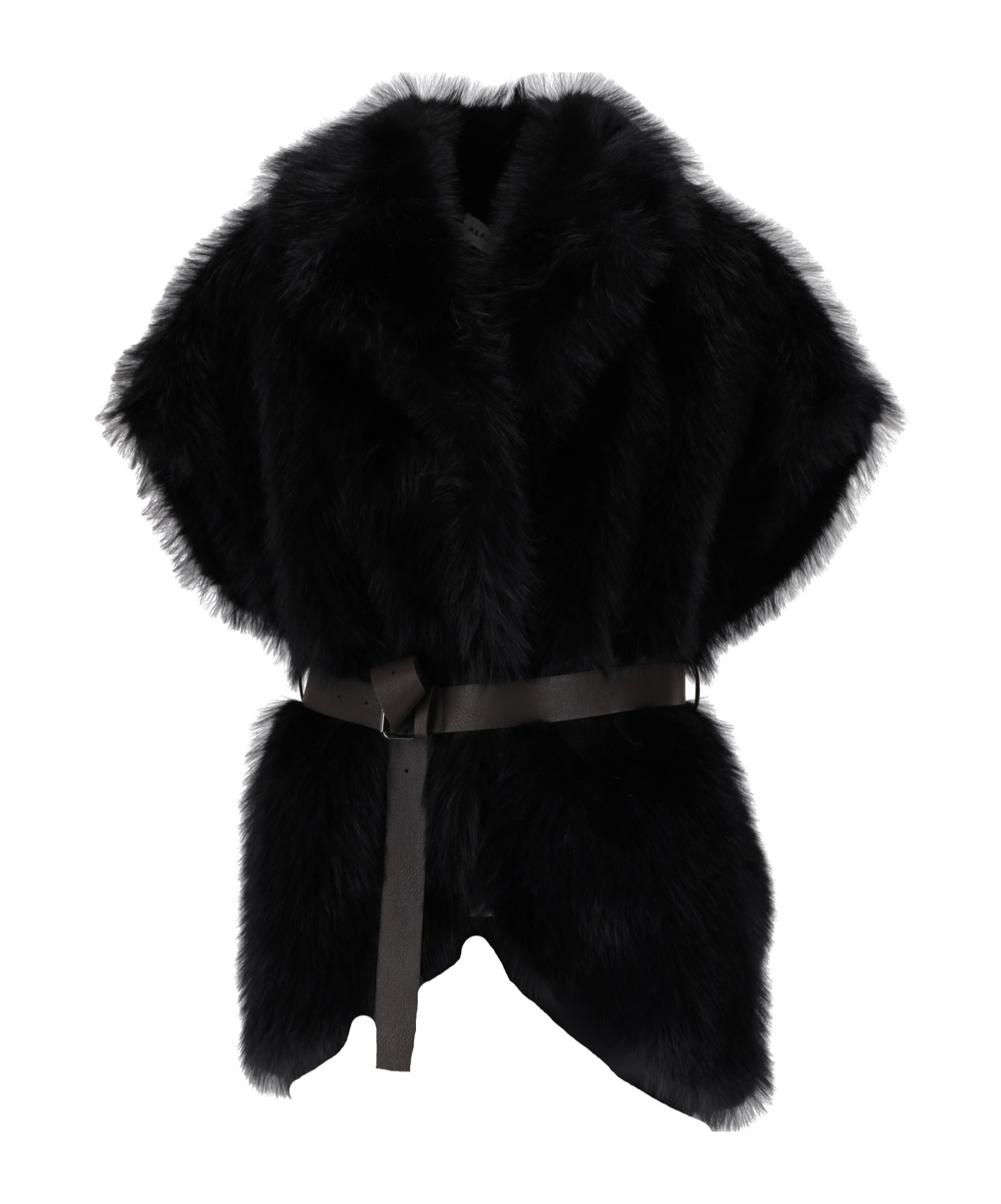 P.a.r.o.s.h Belted Gilet In Black