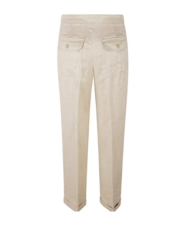 Seventy Belted Trousers In Neutral