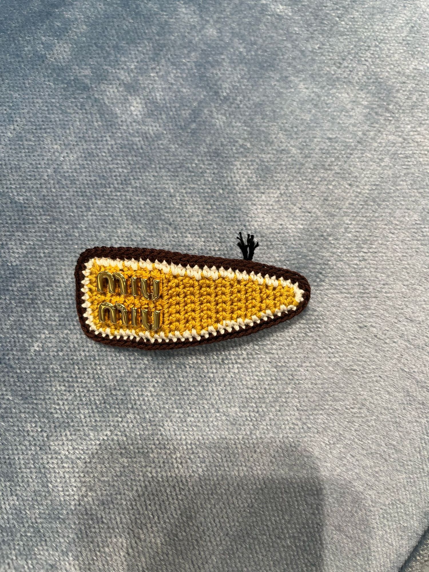 Miu Miu Crochet Hair Clip