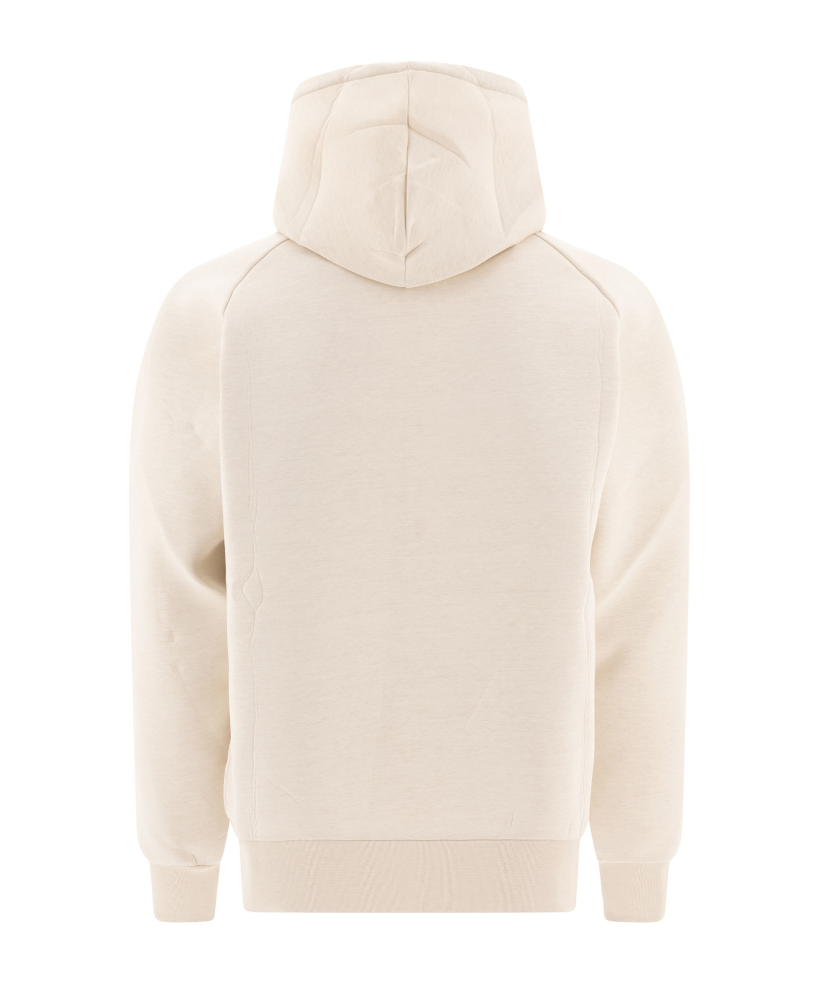 Autry Hooded Kangaroo Ribbed Jackets In White