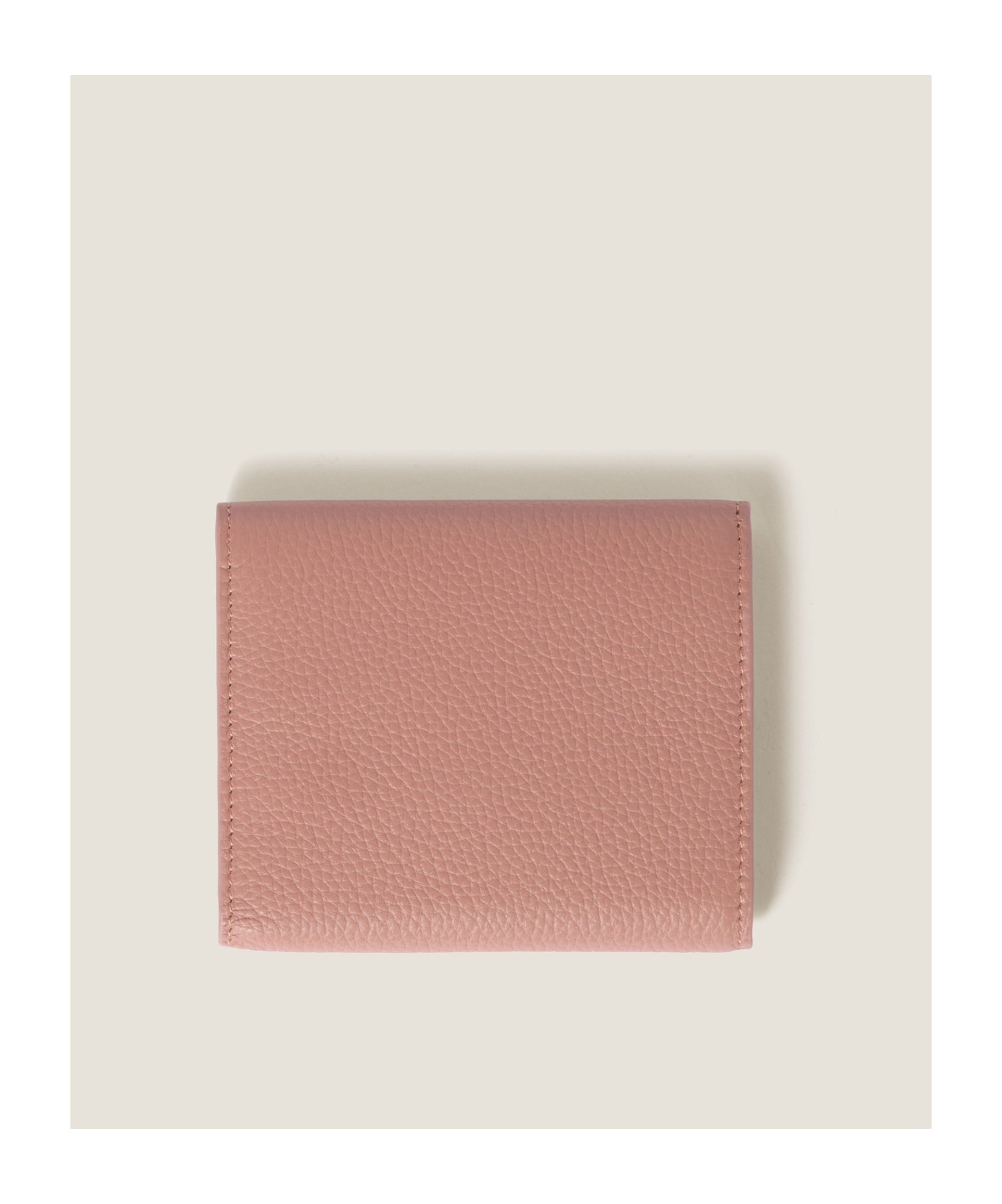 Miu Miu Miumiu Women Snap Closure Small Leather Wallet In Orchid Pink