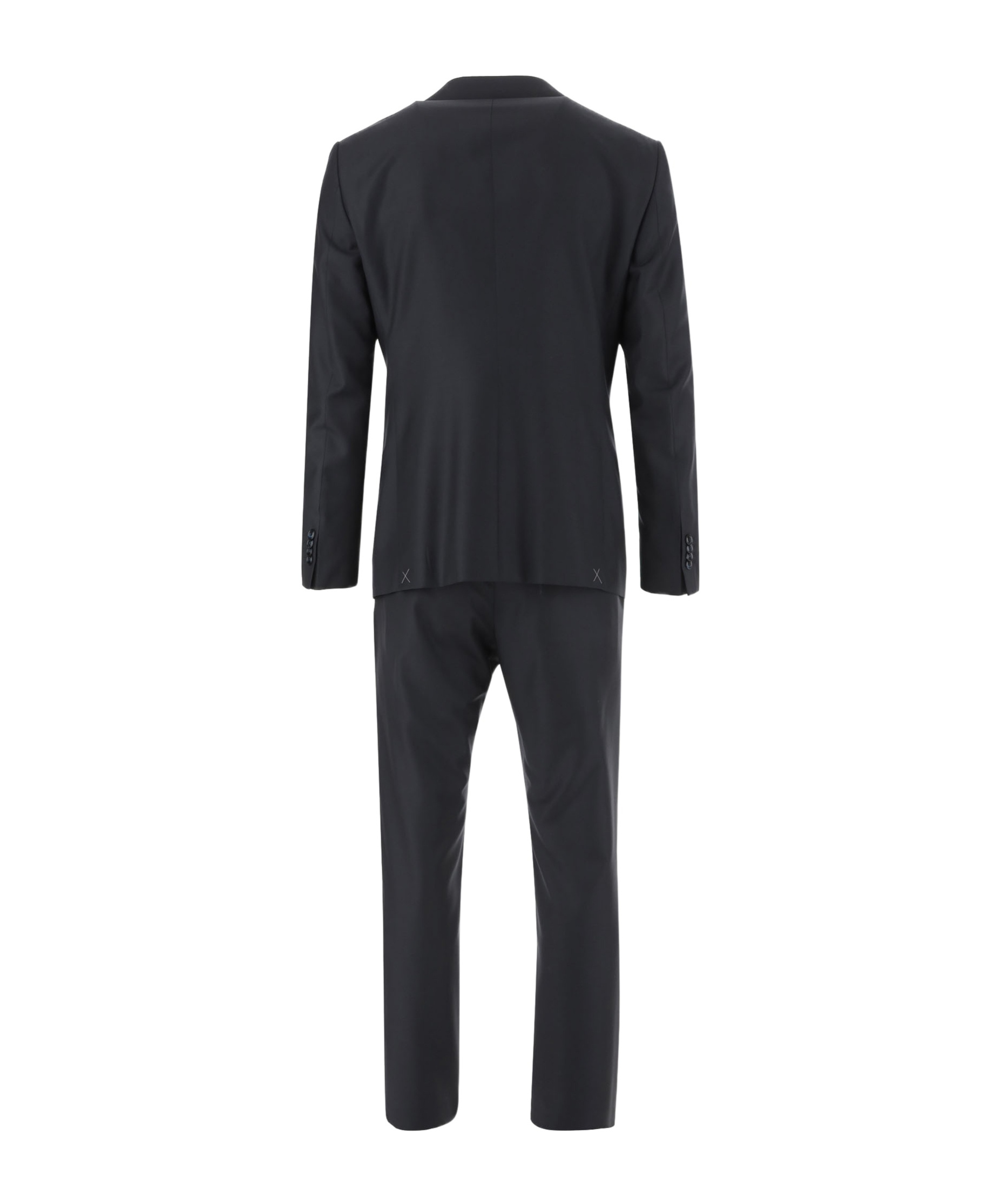 Giorgio Armani Single-breasted Tailored Suit In Black
