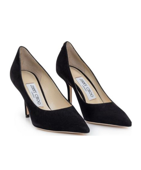 Jimmy Choo Love 85 Calf Leather Pumps In Black