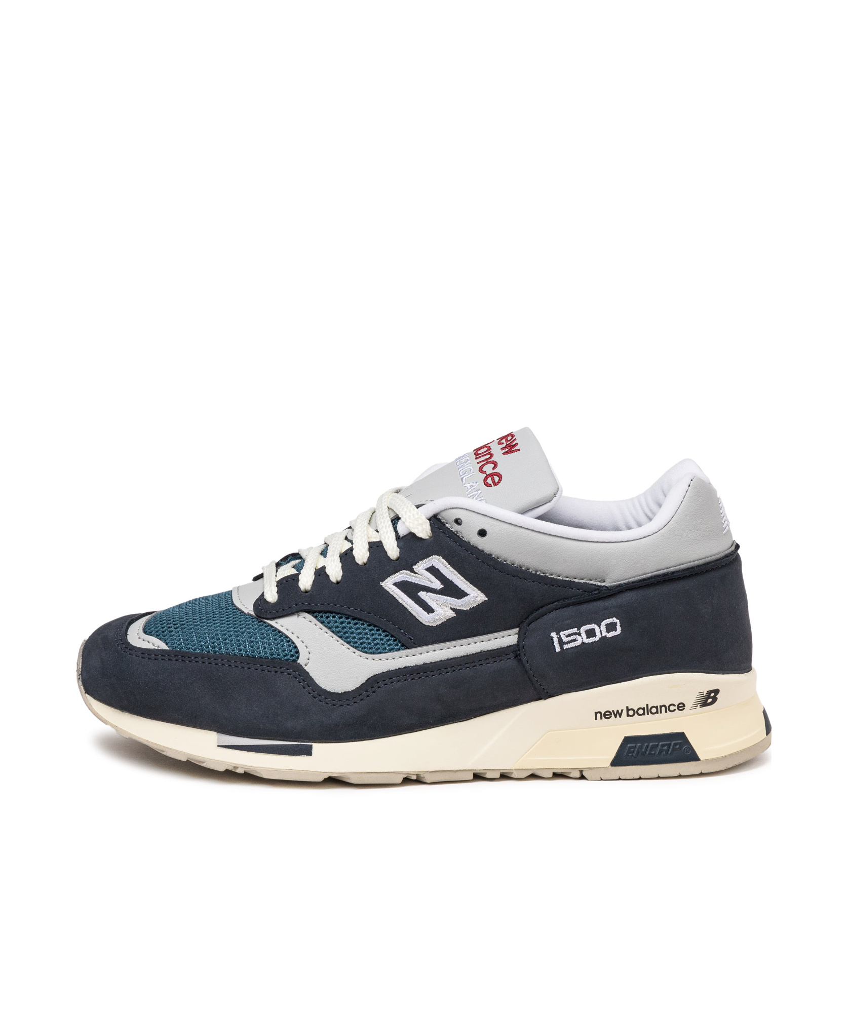 New Balance 1500 Leather And Mesh-trimmed Brushed-suede Sneakers In Black