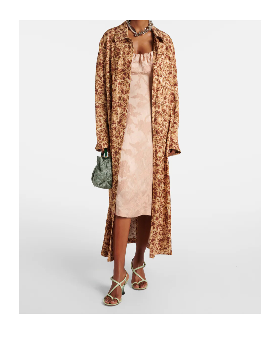 Dries Van Noten Round-toe High-heeled Sandals In Multi