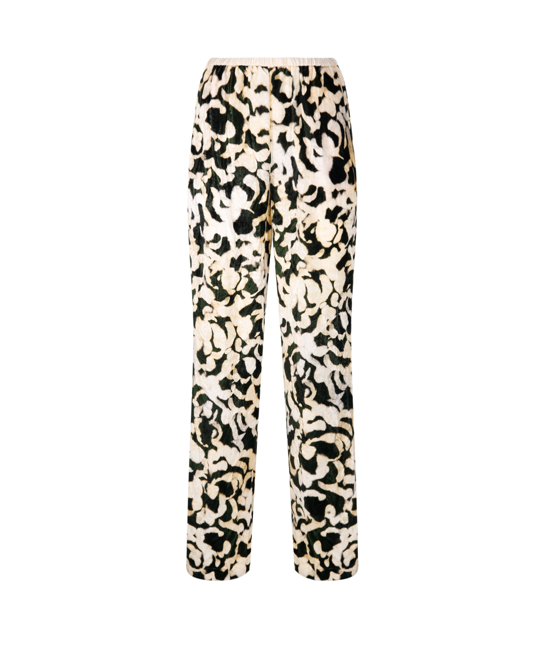 Shop Forte Forte Patterned Relaxed Fit Pants In Multicolor
