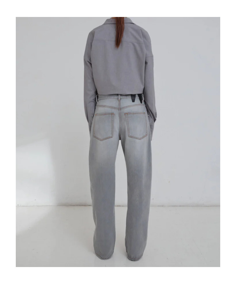 Darkpark Relaxed Fit Denim In Gray