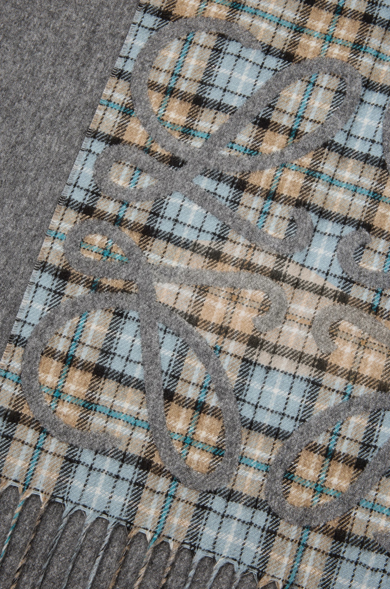 Loewe Rectangular Scarf In Blue