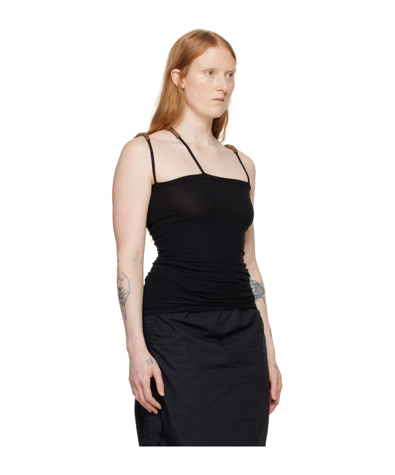 Baserange Thin Shoulder Strap Sling In Black