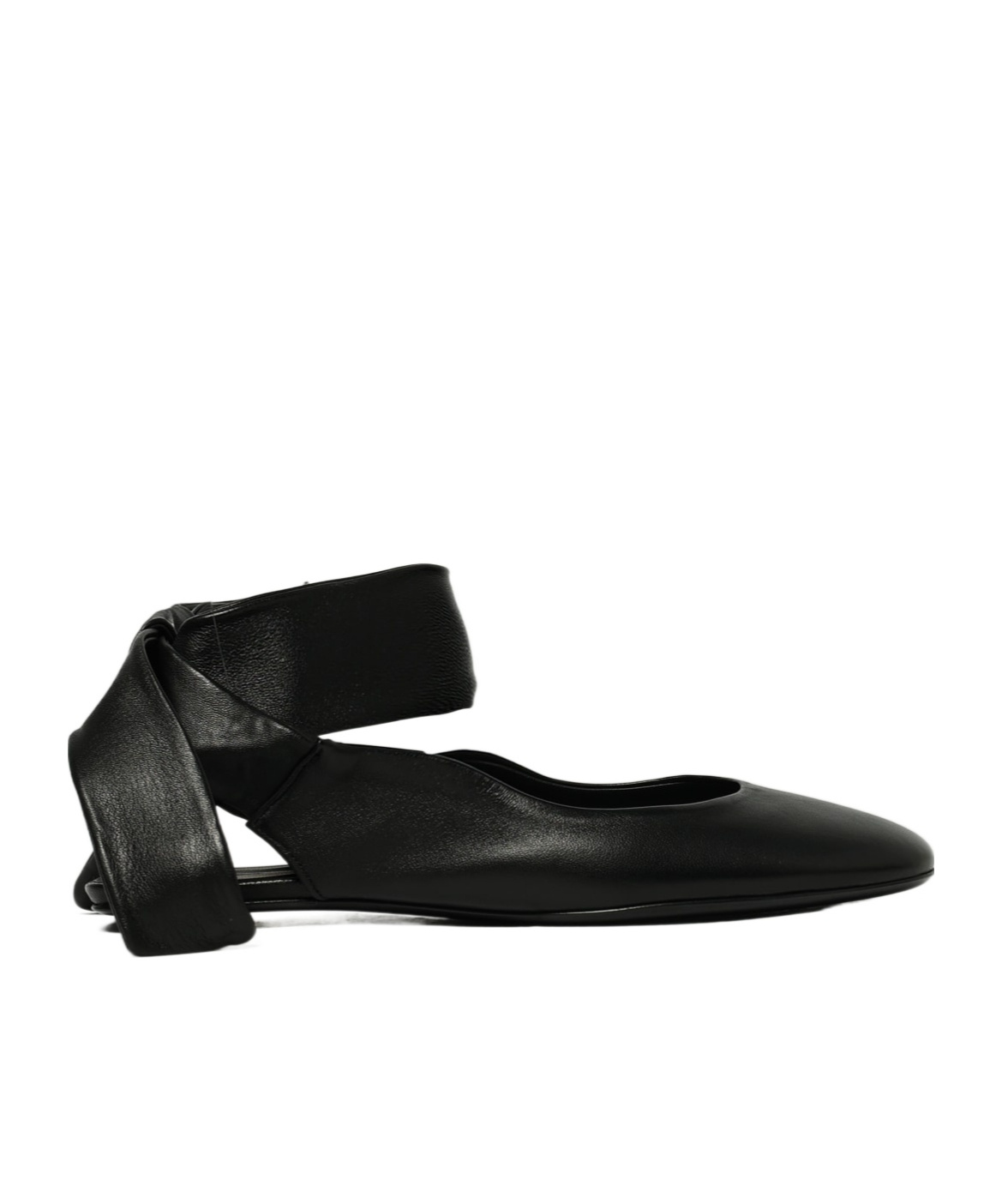 Attico Slingback Flats In Black