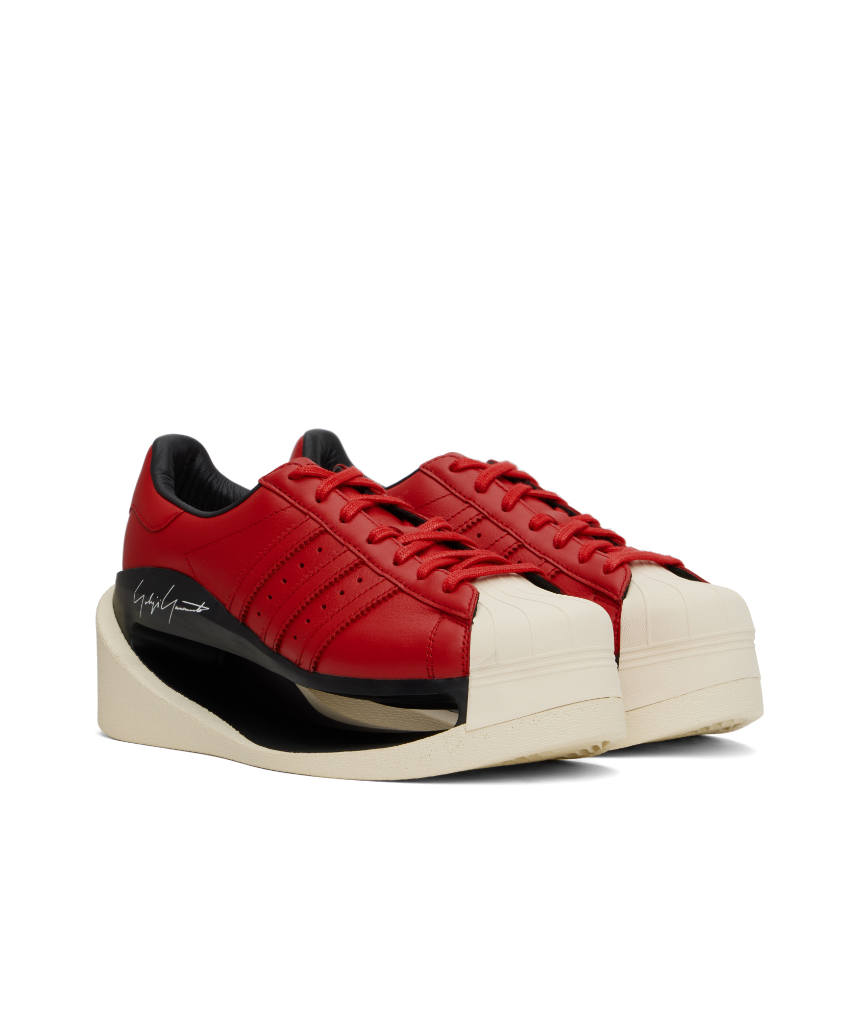 Y-3 Gendo Superstar Sneakers In Red