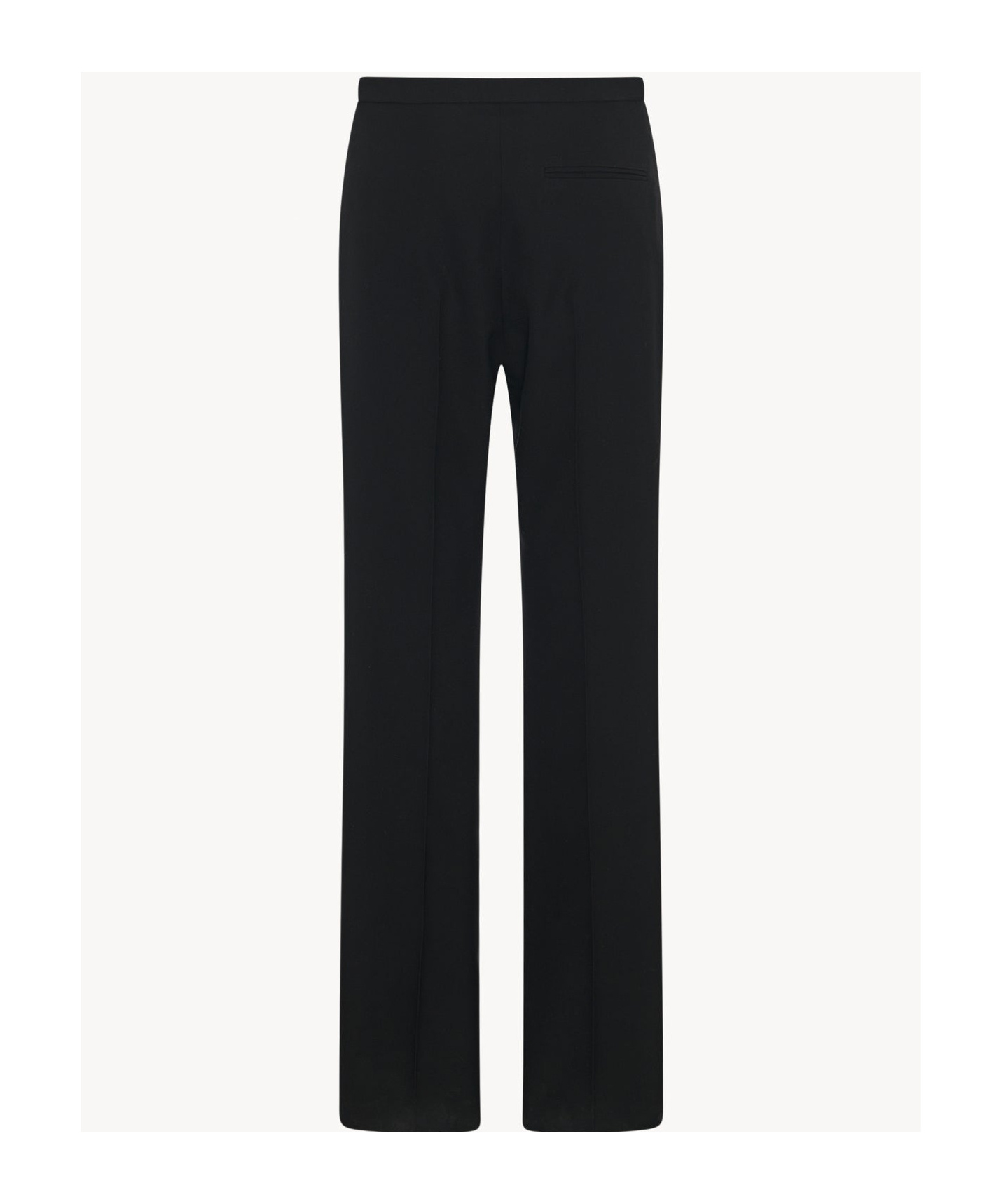 The Row Pleated Wool Casual Pants In Black