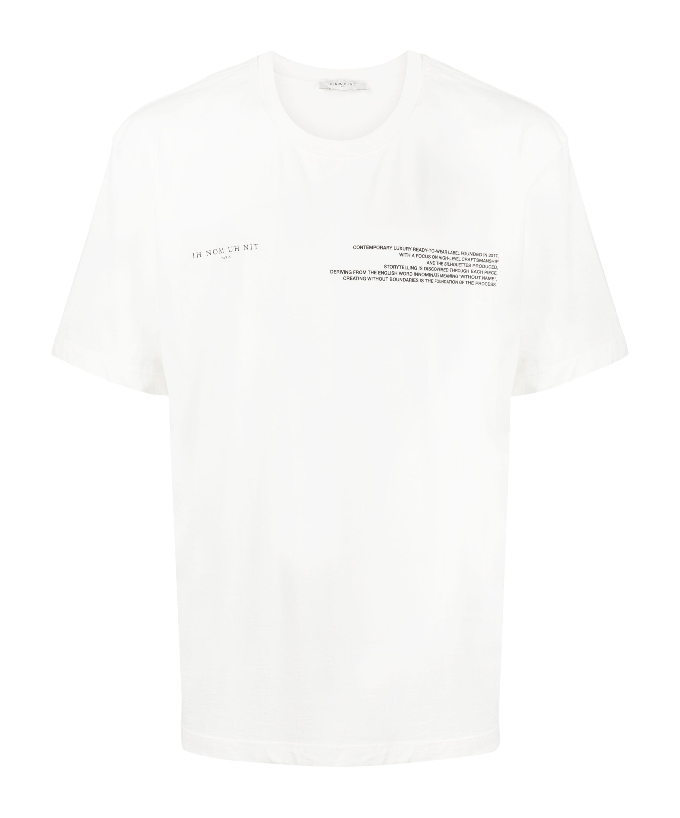 Ih Nom Uh Nit Logo Printed T-shirt In White