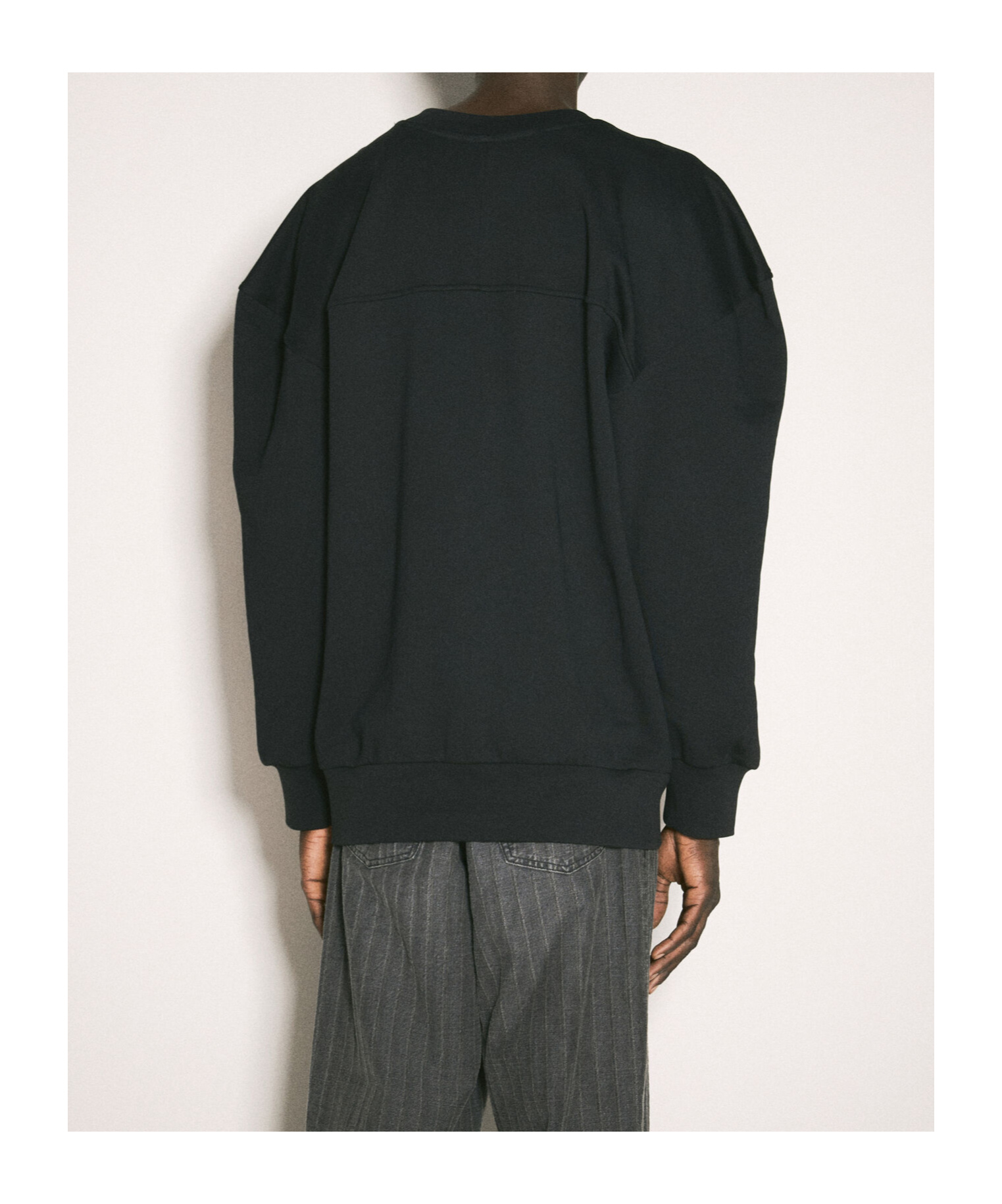 Vivienne Westwood Pattern Long-sleeved Sweatshirt In Black