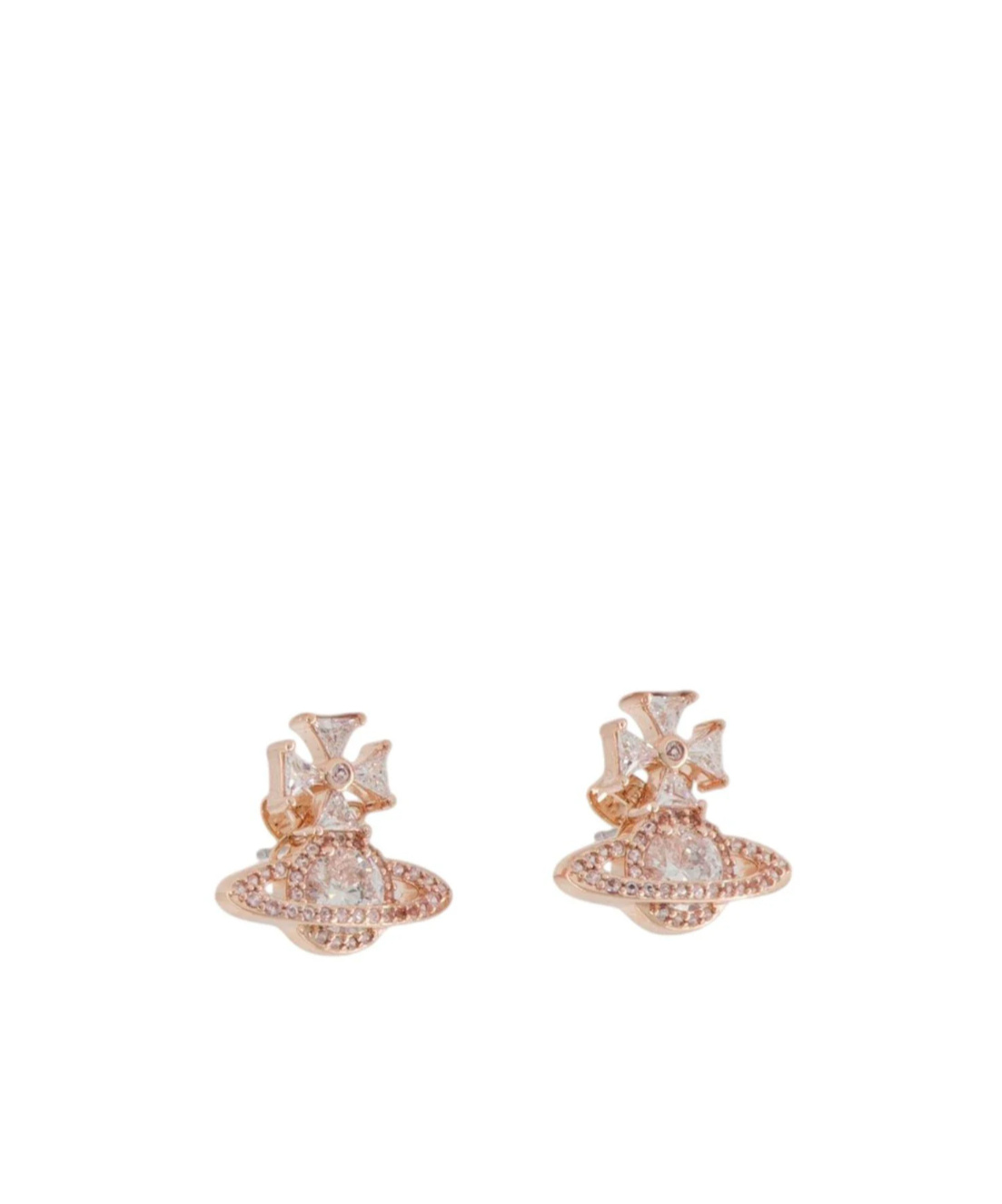 Vivienne Westwood Saturn-shaped Earrings In Gold