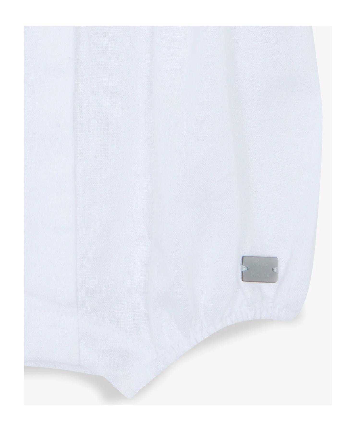 Tartine Et Chocolat Shirred-panel Romper In White