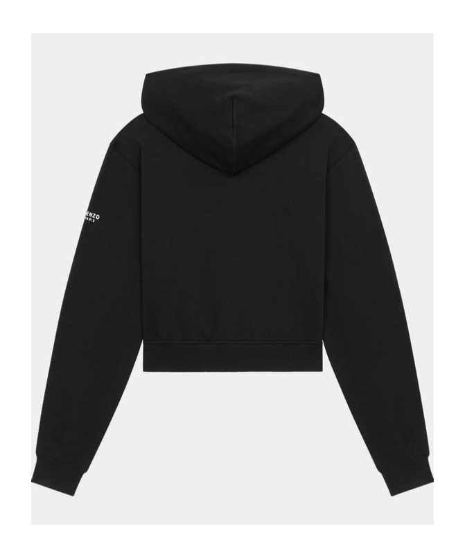 Kenzo Tiger Patch Zip-up Jacket In Black