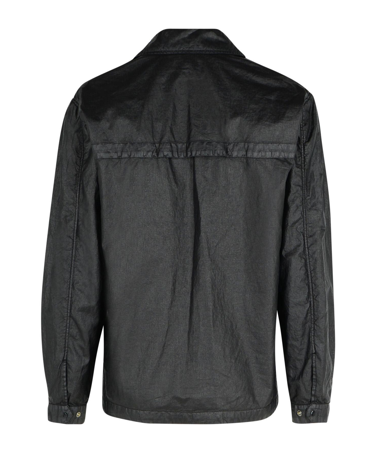 C.p. Company Button-down Shirt In Black