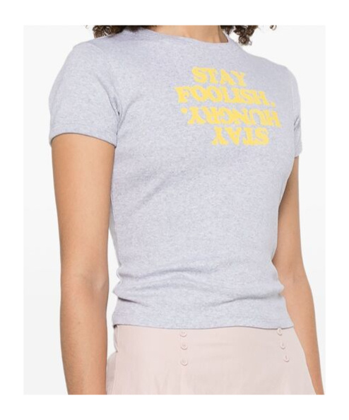 Coperni Stay Hungry Printing T-shirt In White