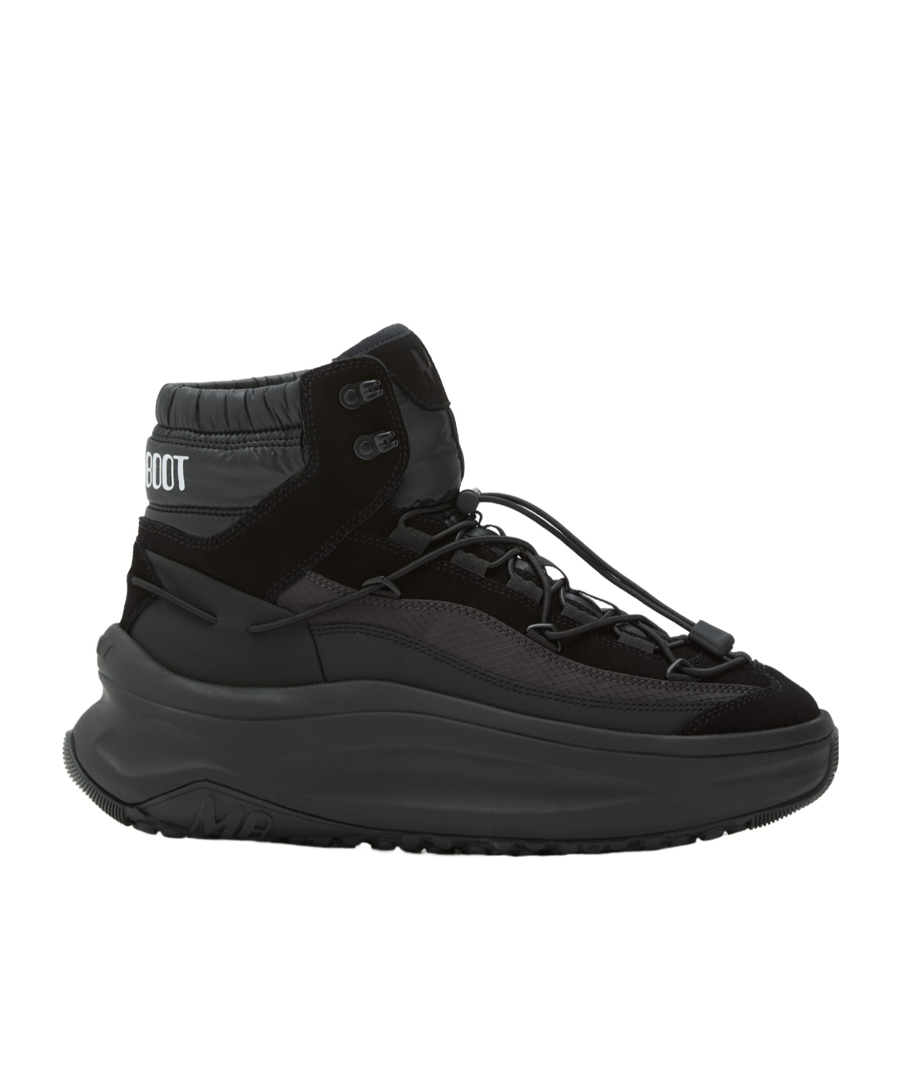 Moon Boot Xlace Boots In Black