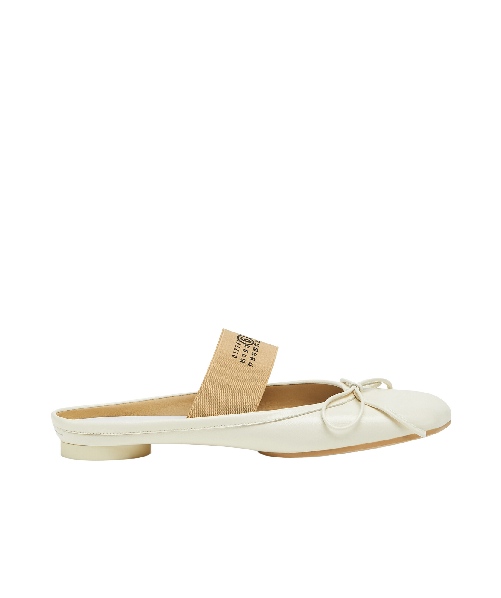 Shop Mm6 Maison Margiela Anatomic Slip-on Ballerinas In White