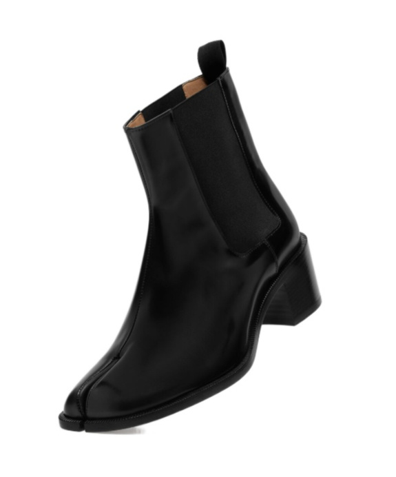 Maison Margiela Tabi City Ankle Boots In Black