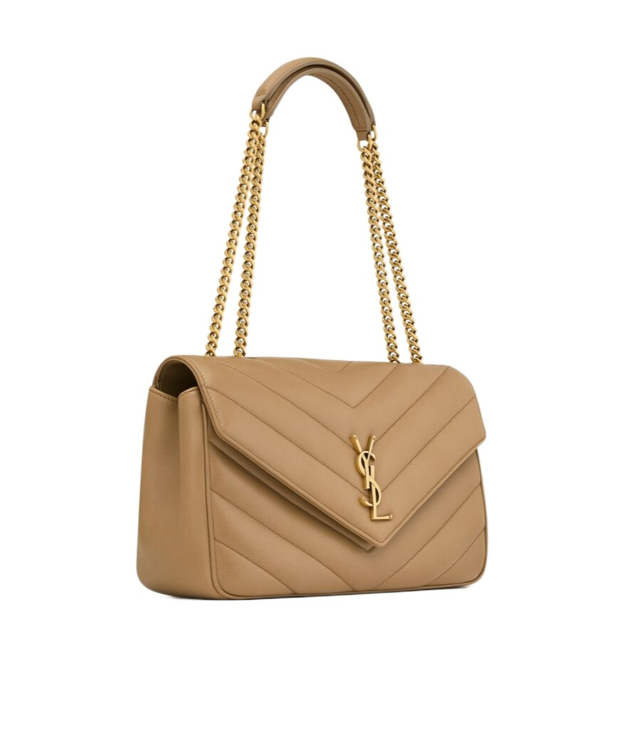 Saint Laurent Loulou Medium In Matelassé Lambskin