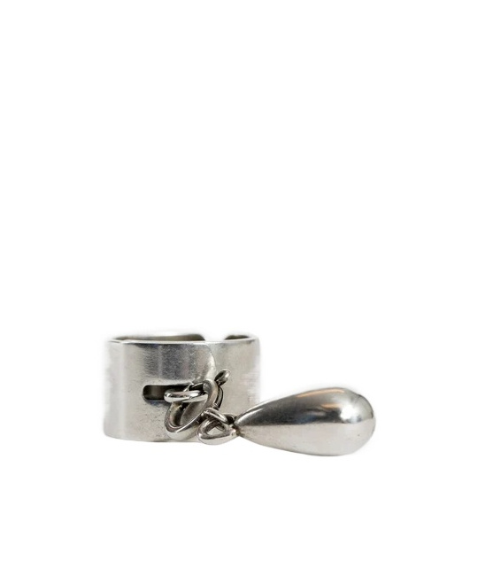 ANN DEMEULEMEESTER DROP DETAIL RING