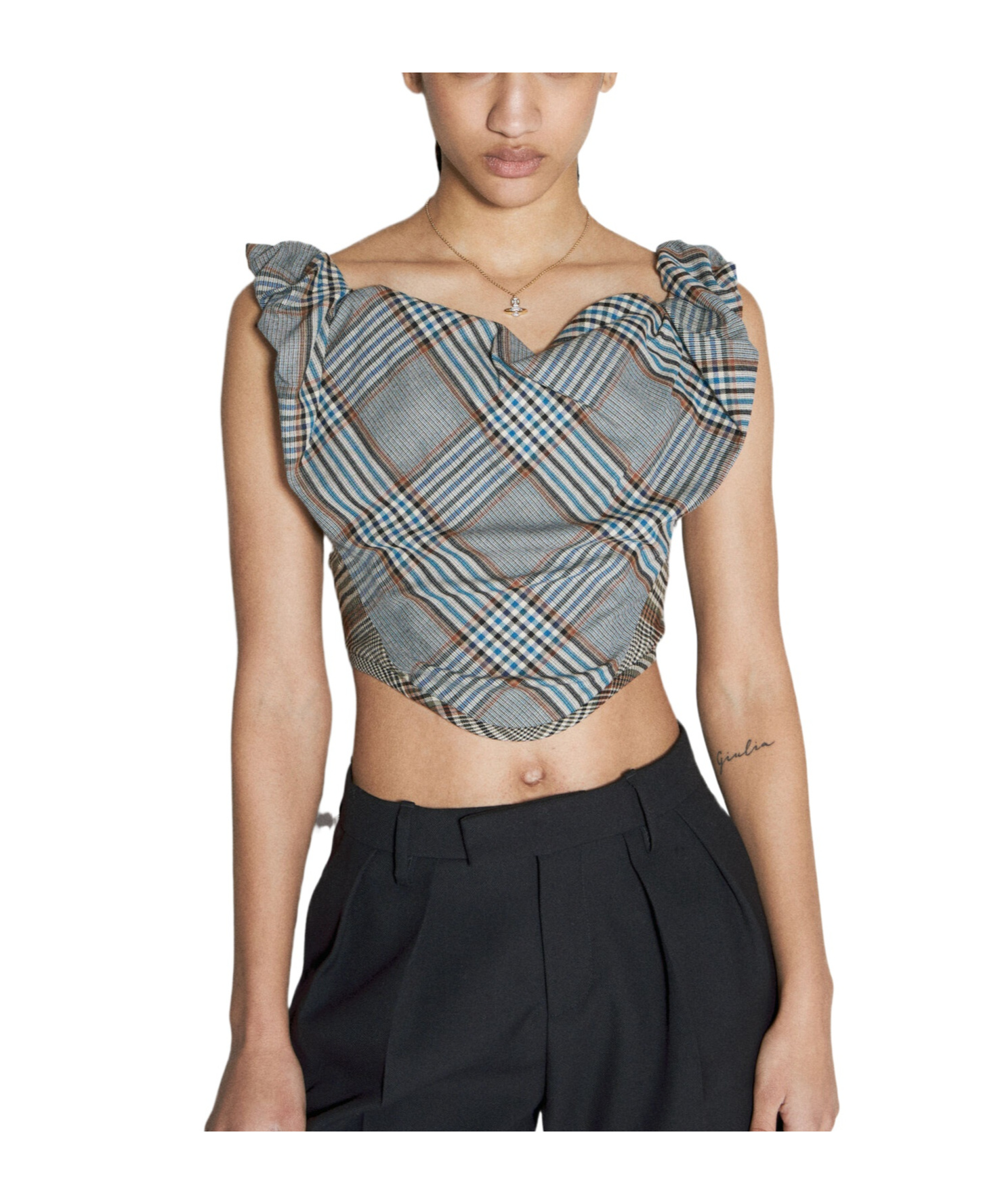 Vivienne Westwood Sunday Corset Top In Black