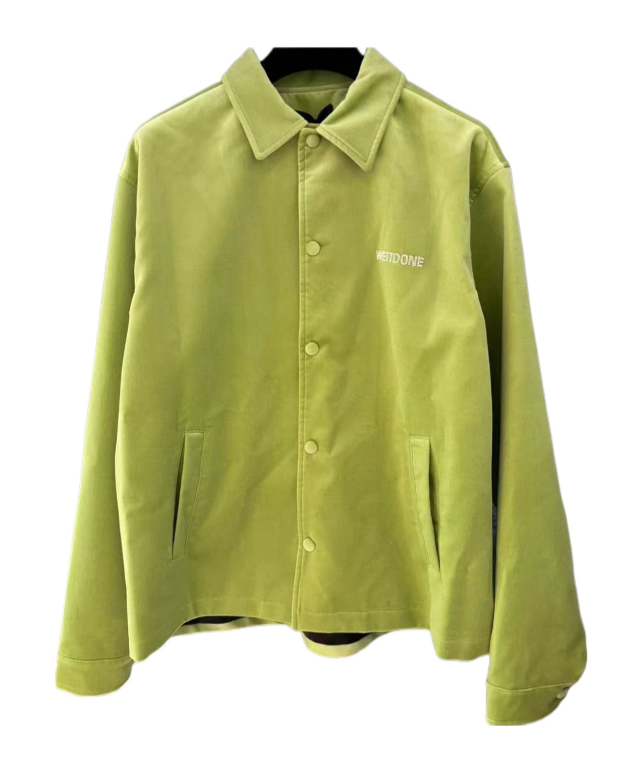We11 Done Long-sleeved Casual Jacket In Green