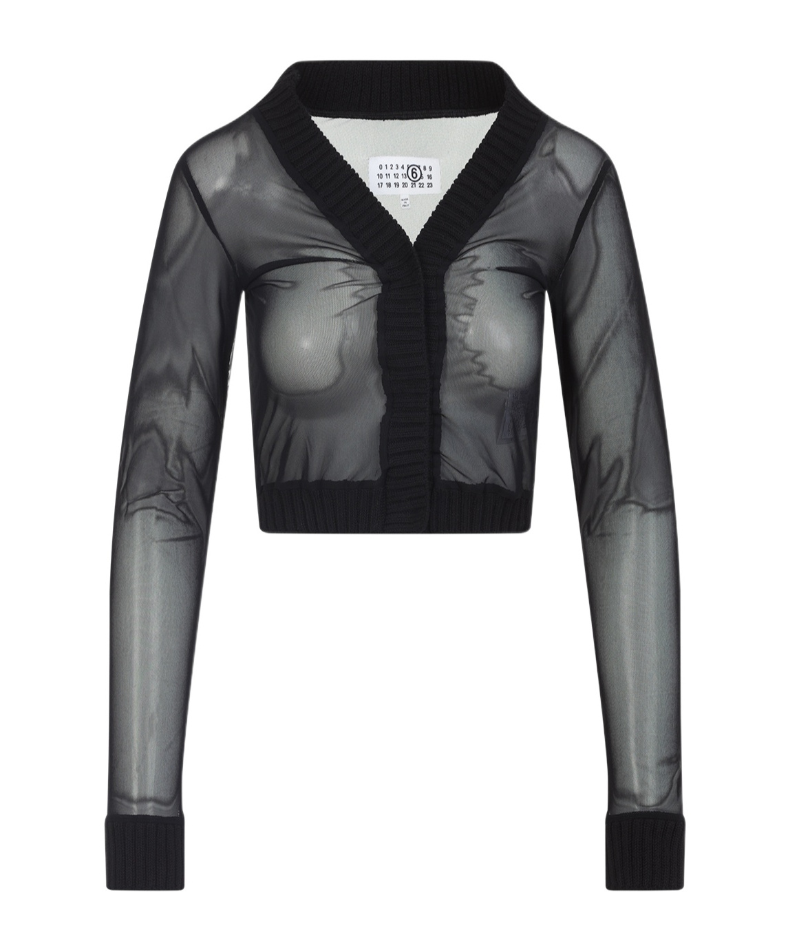 Mm6 Maison Margiela Mm6 By Maison Margiela Black Long Sleeves Top In Black