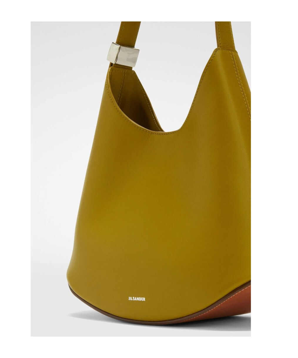 Jil Sander Small Eldorado Shoulder Bag In Linden