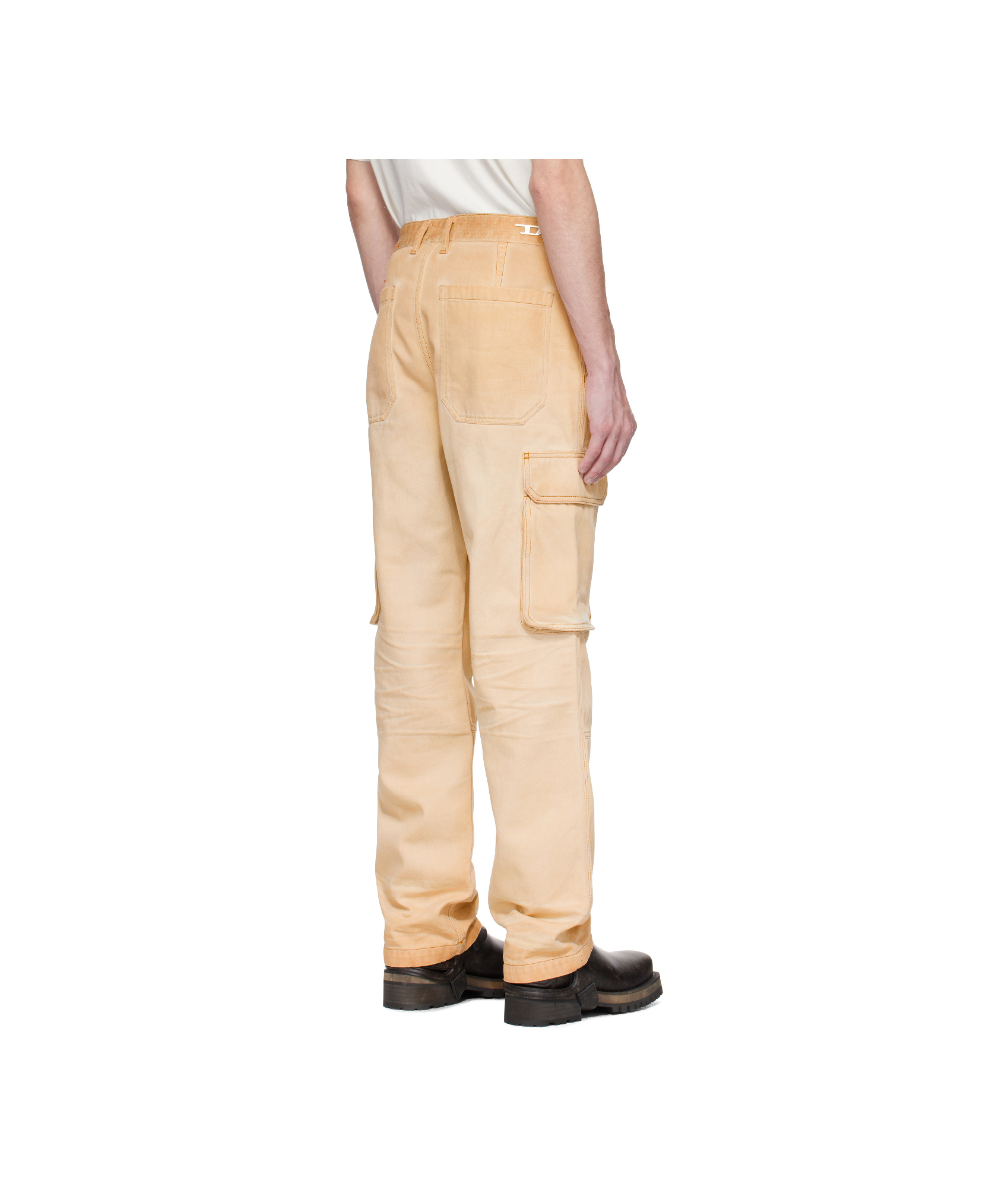 Diesel Regular Jeans D-uty 09l26 In Beige