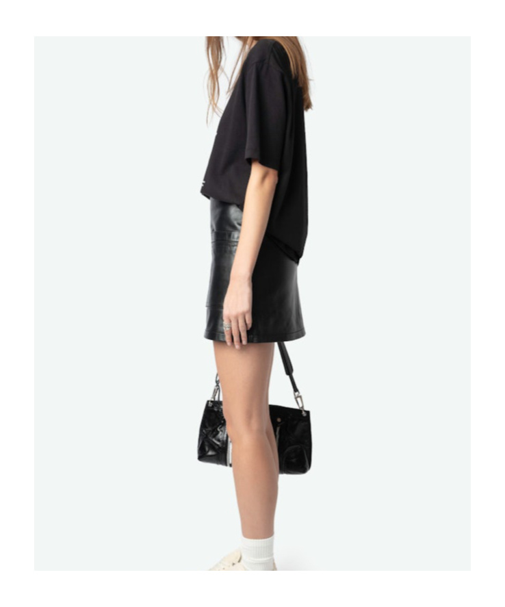 Zadig & Voltaire Edwin Happy Mouse T-shirt In Black