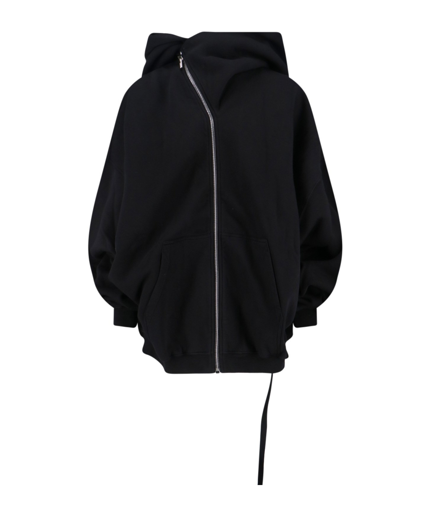 Rick Owens Drkshdw Zip-up Hoodie In Black