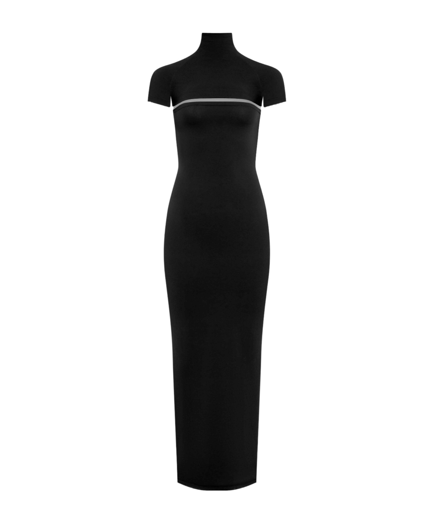 Alaïa Second-skin Knit Cut-out Dress In Black