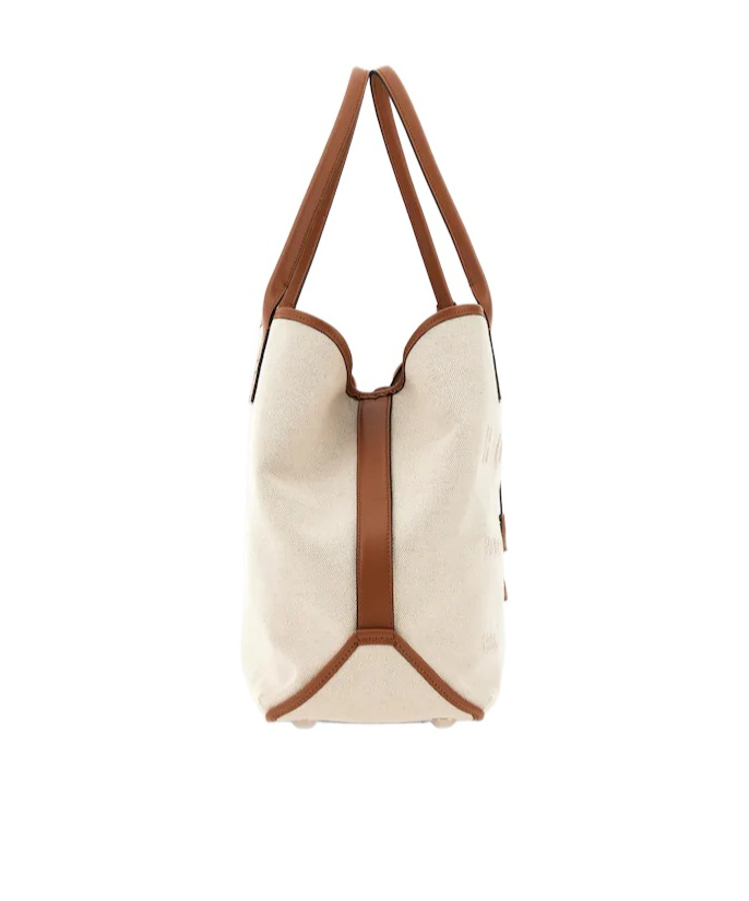 Hogan Address Tote Bag In Brown