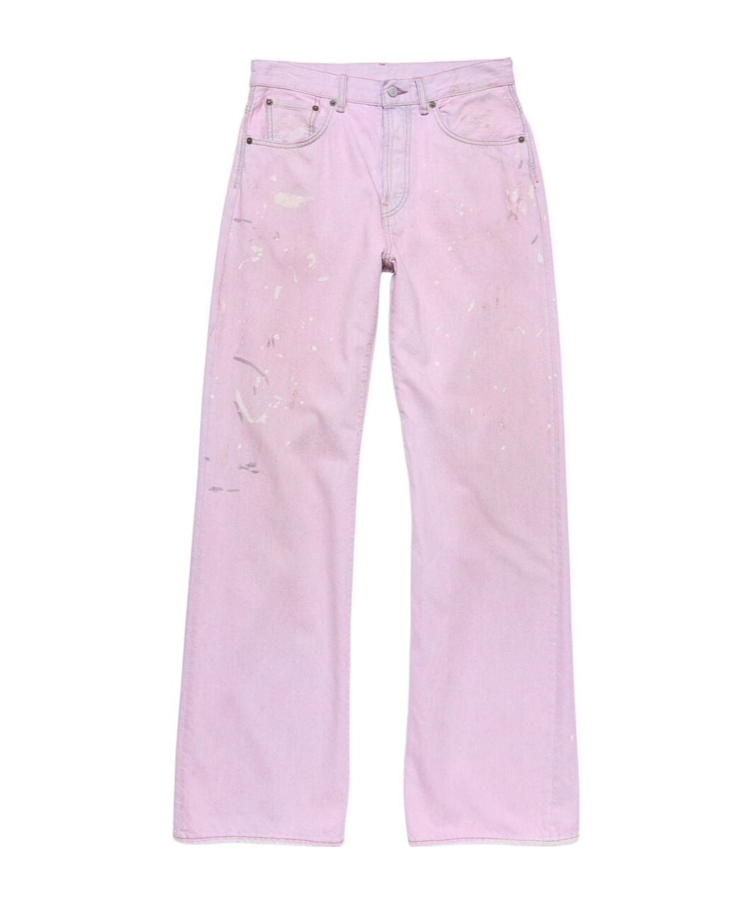 Acne Studios Belt Loop Jeans In Pink