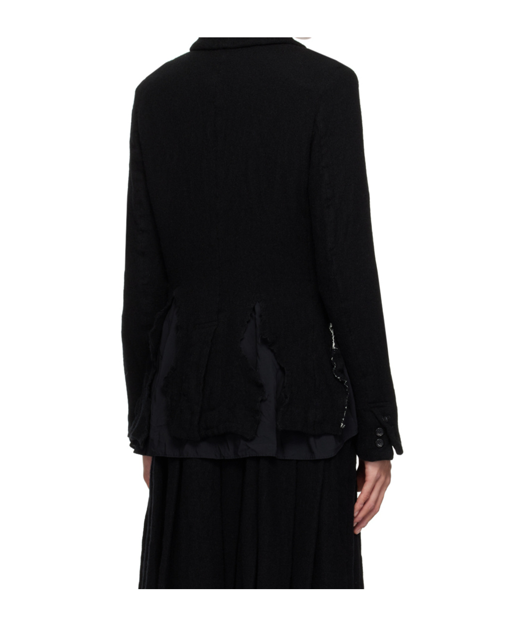 Comme Des Garçons Distressed-effect Ripped Single-breasted Blazer