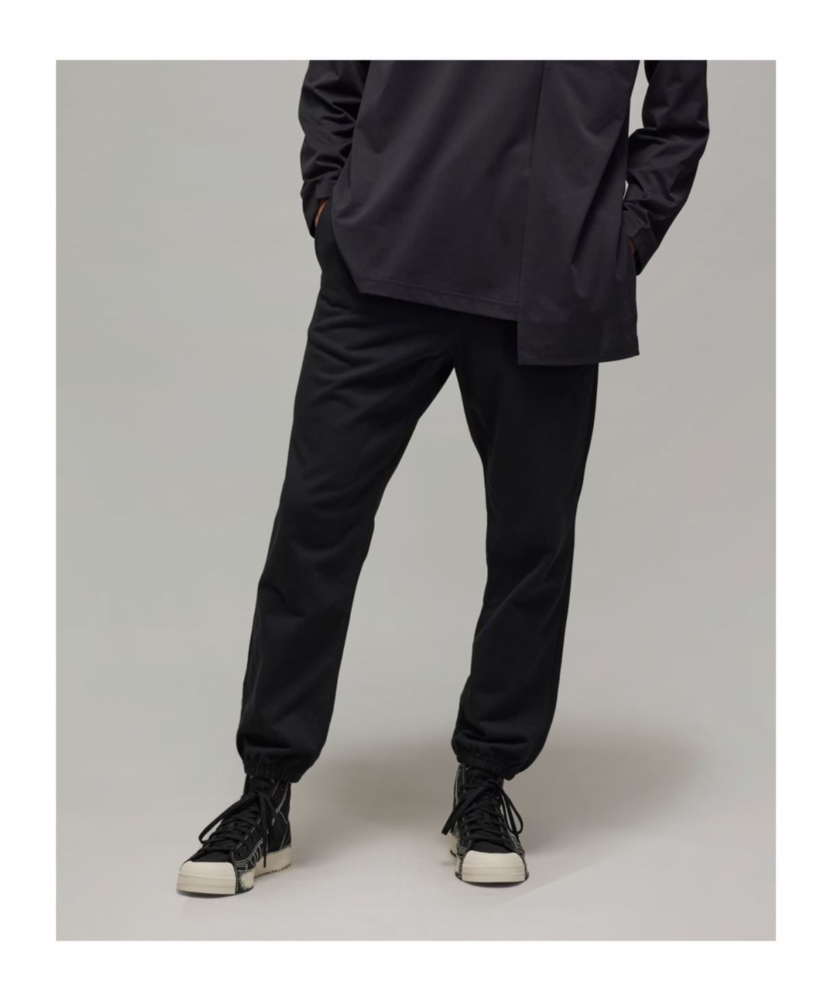 Y-3 X Adidas Logo-print Track Pants In Black