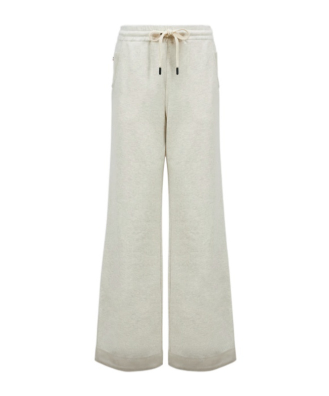 Moncler Elastic Waist Sweatpants In White