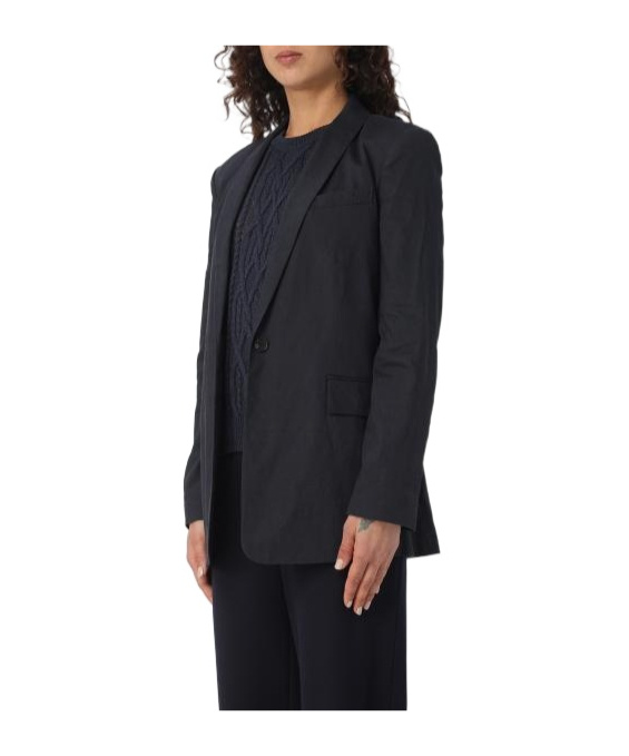 Shop Theory Shawl-lapels Single-breasted Blazer In Black